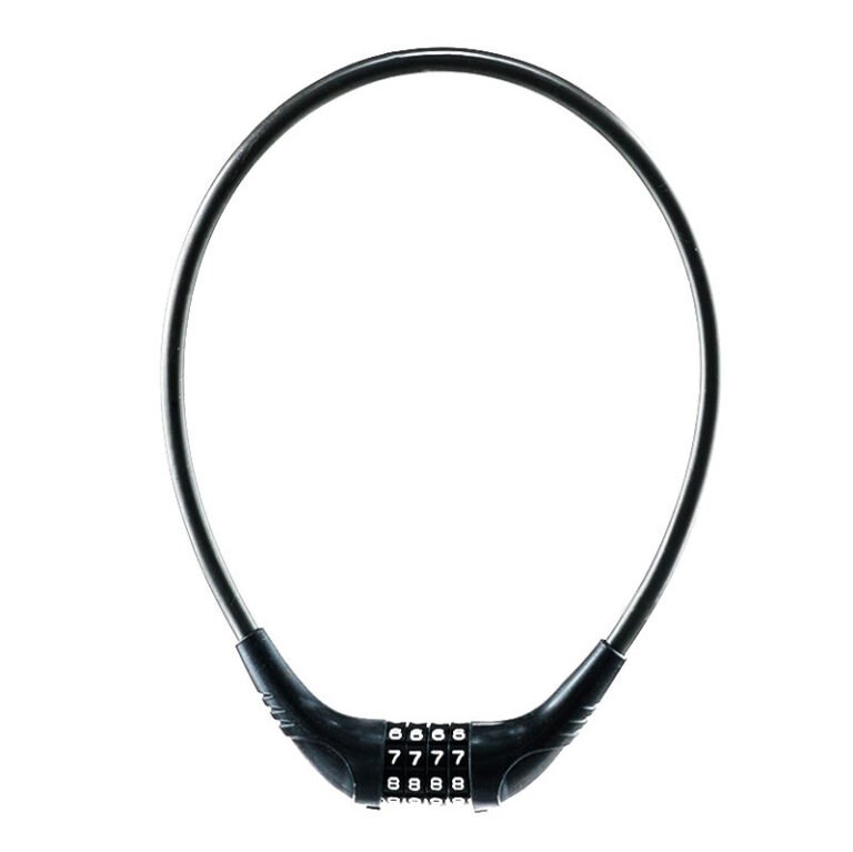 GJS 02 Cute Silicon Cable 4-Digit Bike Lock