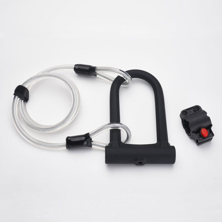 UXS 01 Antirrobo de bicicleta en forma de U con revestimiento completo de silicona