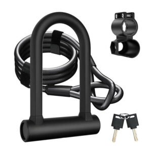 UXS 02S U Shape Bike Lock with Full Silicon Coating