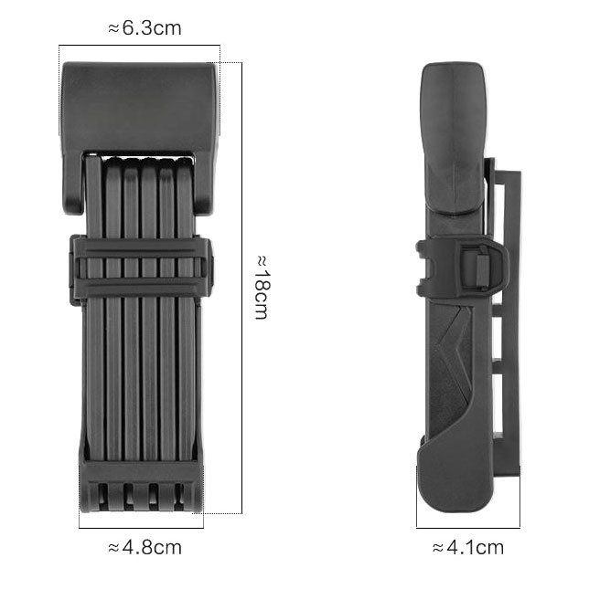 ZDS 01 6-Fold Folding Bike Lock